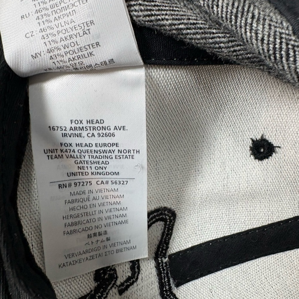 Fox Racing Herringbone Snapback hat - Picture 7 of 8